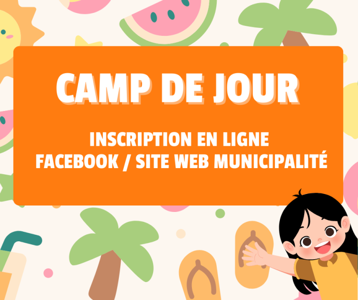 Inscription camp de jour 2026