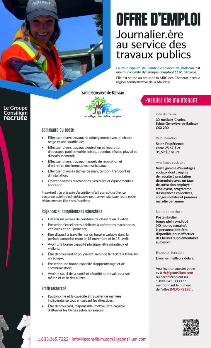 Offre d'emploi